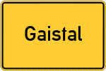 Place name sign Gaistal