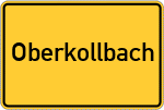 Place name sign Oberkollbach