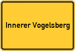 Place name sign Innerer Vogelsberg