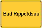 Place name sign Bad Rippoldsau