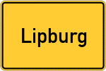 Place name sign Lipburg