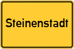 Place name sign Steinenstadt