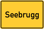 Place name sign Seebrugg