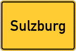Place name sign Sulzburg