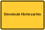 Place name sign Gemeinde Hinterzarten