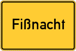 Place name sign Fißnacht