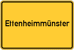 Place name sign Ettenheimmünster