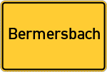 Place name sign Bermersbach