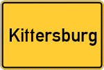 Place name sign Kittersburg