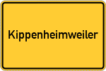 Place name sign Kippenheimweiler