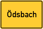 Place name sign Ödsbach