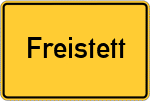 Place name sign Freistett