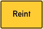 Place name sign Reint