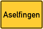 Place name sign Aselfingen