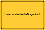 Place name sign Hammereisenbach-Bregenbach