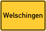 Place name sign Welschingen