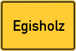 Place name sign Egisholz
