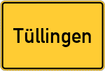 Place name sign Tüllingen