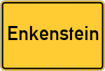 Place name sign Enkenstein