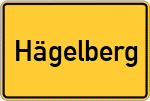 Place name sign Hägelberg