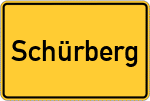 Place name sign Schürberg