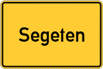 Place name sign Segeten