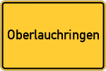 Place name sign Oberlauchringen