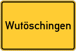 Place name sign Wutöschingen