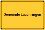Place name sign Gemeinde Lauchringen