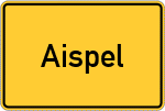 Place name sign Aispel