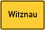 Place name sign Witznau