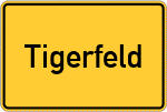 Place name sign Tigerfeld