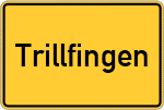 Place name sign Trillfingen