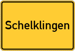 Place name sign Schelklingen