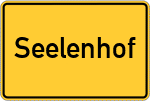 Place name sign Seelenhof
