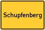 Place name sign Schupfenberg