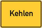 Place name sign Kehlen