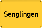 Place name sign Senglingen