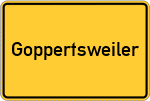 Place name sign Goppertsweiler