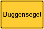 Place name sign Buggensegel