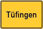 Place name sign Tüfingen