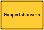 Place name sign Goppertshäusern