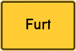 Place name sign Furt
