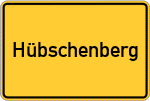 Place name sign Hübschenberg
