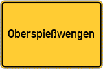 Place name sign Oberspießwengen
