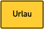 Place name sign Urlau
