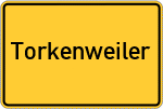 Place name sign Torkenweiler