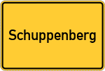 Place name sign Schuppenberg