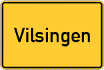 Place name sign Vilsingen