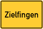 Place name sign Zielfingen